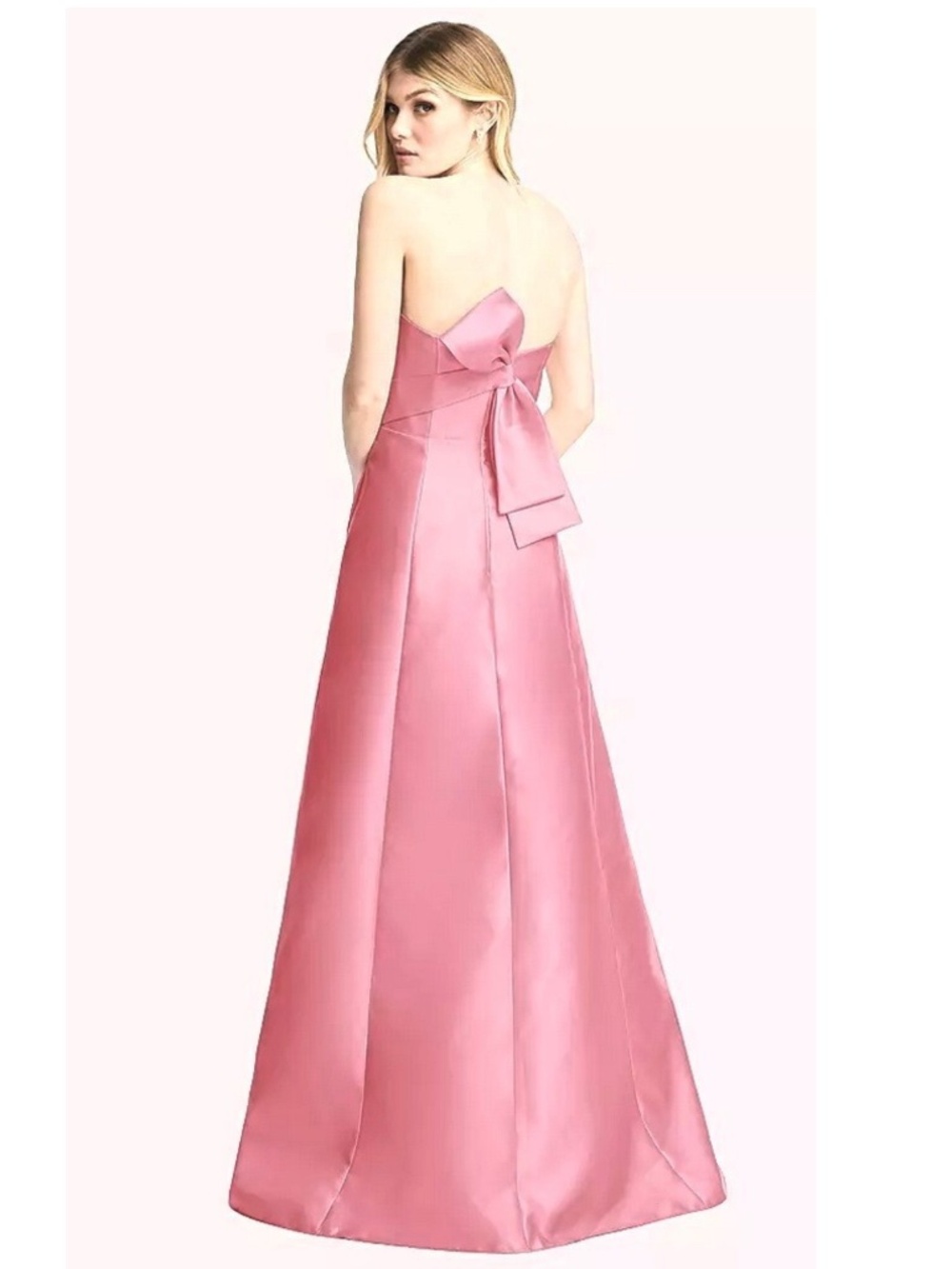 Alfred Sung: Strapless Satin A-Line Gown (NWT) - Picture 1 of 10